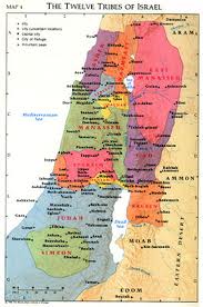 Division of Canaan among the twelve Tribes