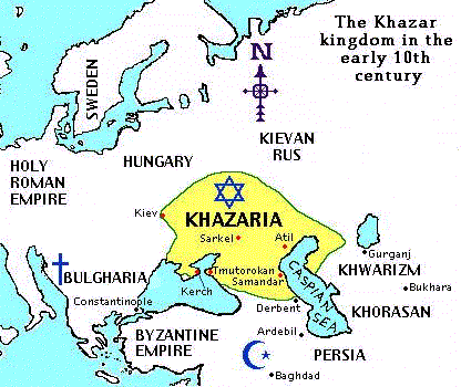 map of Khazaria