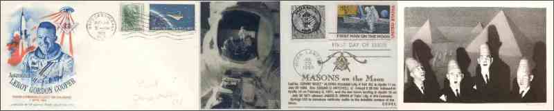 Leroy Gordon Cooper's Masonic envelopes
