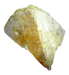 pyramid-shaped rock from Sunset Mountain